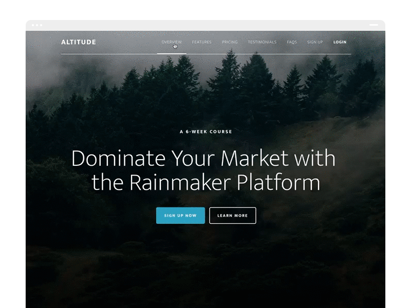 Altitude Theme genesis framework gif layout theme website wordpress