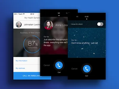 Health Sphere emergency health ios 8 iphone medicine mobile