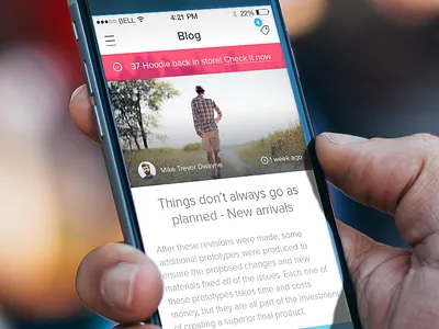 Through The Blog app blog icon icons ios mobile steady ui userinterface