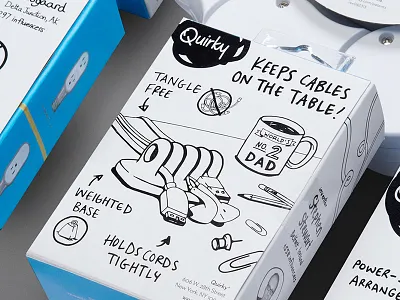 Quirky Packaging: On the Back design illustration packaging