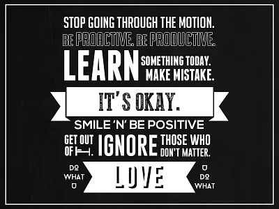 2k15 2015 black new year quote resolution text type typography white words