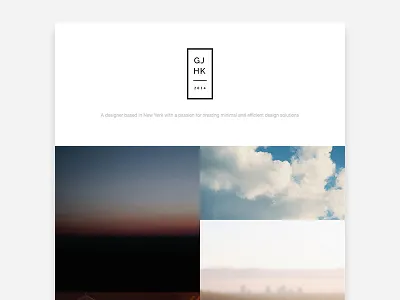 Free 2 Column Portfolio Site bootstrap clean design download dribbble invites free gallery invite minimal responsive web
