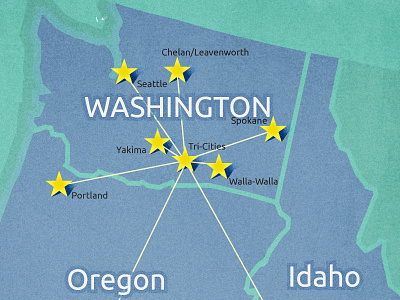 VNL Coverage Map colors map pnw shadow texture