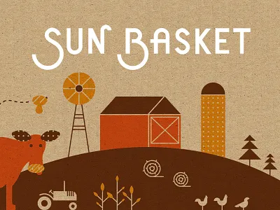 Farm to Table Packaging branding california farm fresh illustration natural organic packaging typography