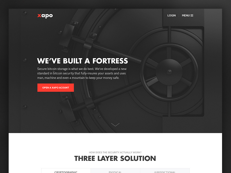 Example of Xapo Vault