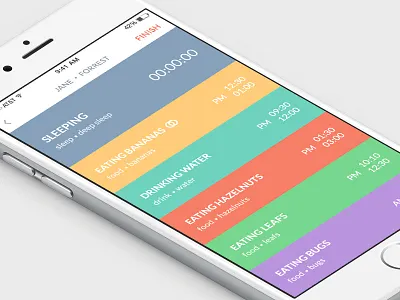 Calendar animation animation app calendar clean design flat gif interface iphone minimal ui ux