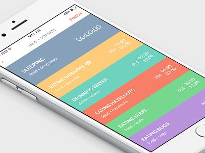 Calendar animation animation app calendar clean design flat gif interface iphone minimal ui ux