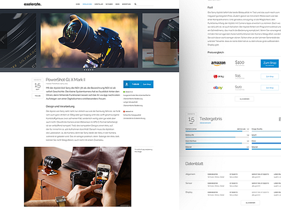 Exelerate : Product view amazon camera canon comments compare ebay german lens rating review specs test