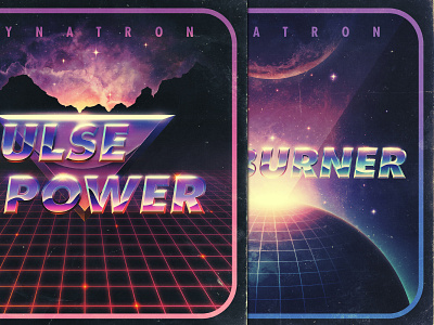 Futuralbum Process + Explorations 80s dynatron futuralbum space