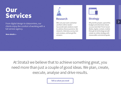 Agency Landing - WIP agency design flat material responsive web