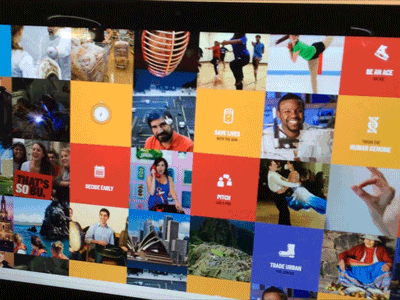 Bu Admissions Kiosk animation kiosk