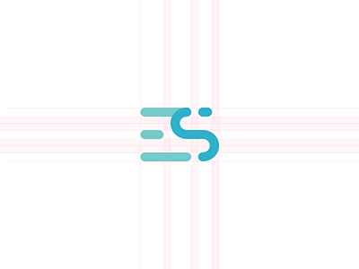ES Monogram es grid guidlines logo logo grid monogram