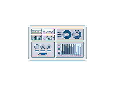 Analytics Dashboard Detailed analytics analytics dashboard charts dashboard graphs illustration