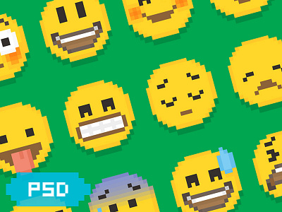 Pixel Emoji emoji icon pixel