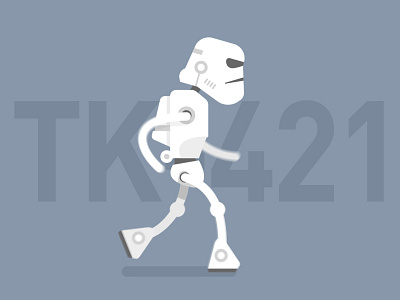 Stormtrooper gif motion skillshare star wars walk cycle