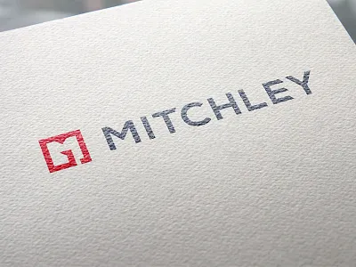 Mitchley attorney bold custom law minimal mitchley monogram strong