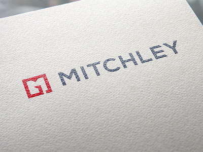 Mitchley attorney bold custom law minimal mitchley monogram strong