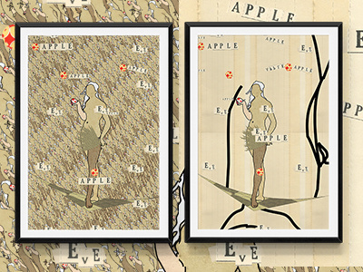 Apple & Eve apple burak canpolat dec85 eve graphic illustrator magazine poster print