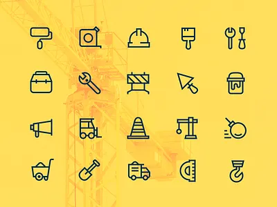Construction Works Icons builder building construction construction work construction works icons outline outline icons outline tools icons tools tools icons works