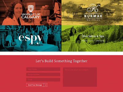 Build Studio Redesign alberta calgary layout responsive web website