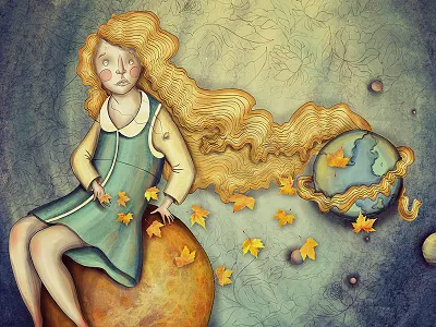 Redhouse 2015 Calendar childrenbook digitalart drawing editorial illustraiton