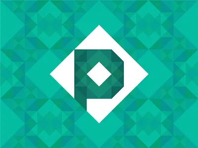 PIXMOB atrokhau clean crisp design flat geometry green sea logo minimal minimalist simple turquoise