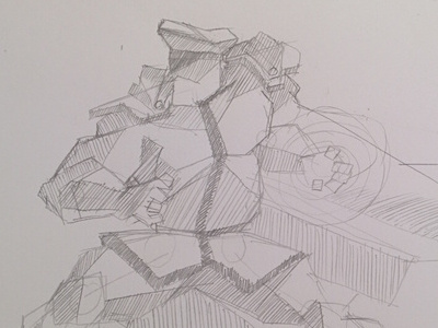 The Fight - pt1 art bison draw drawing fan art game geek illustration sketch street fighter video game