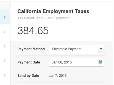 USA Payroll: CA, FL, TX electronic payments payroll taxes taxes and filings