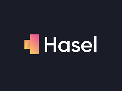 Hasel logo branding h icon identity letter logo modern logo typography