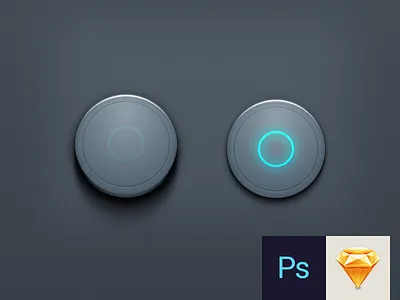 Sketch button button download free off on photoshop power power psd sketch ui ux vector