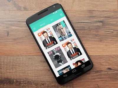 LeKiosk Android App android app data device graph infographic interface lekiosk magazines news press ui