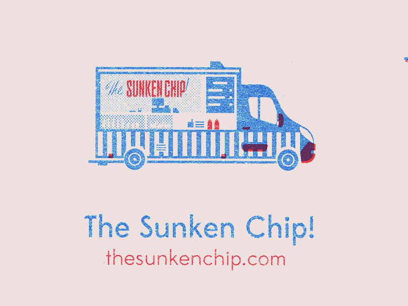 Paris by Foodtruck animation foodtrucks gif illustrator map paris printing riso trucks