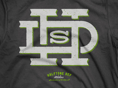 Halftone Def Monogram Tee halftone def logo monogram tee