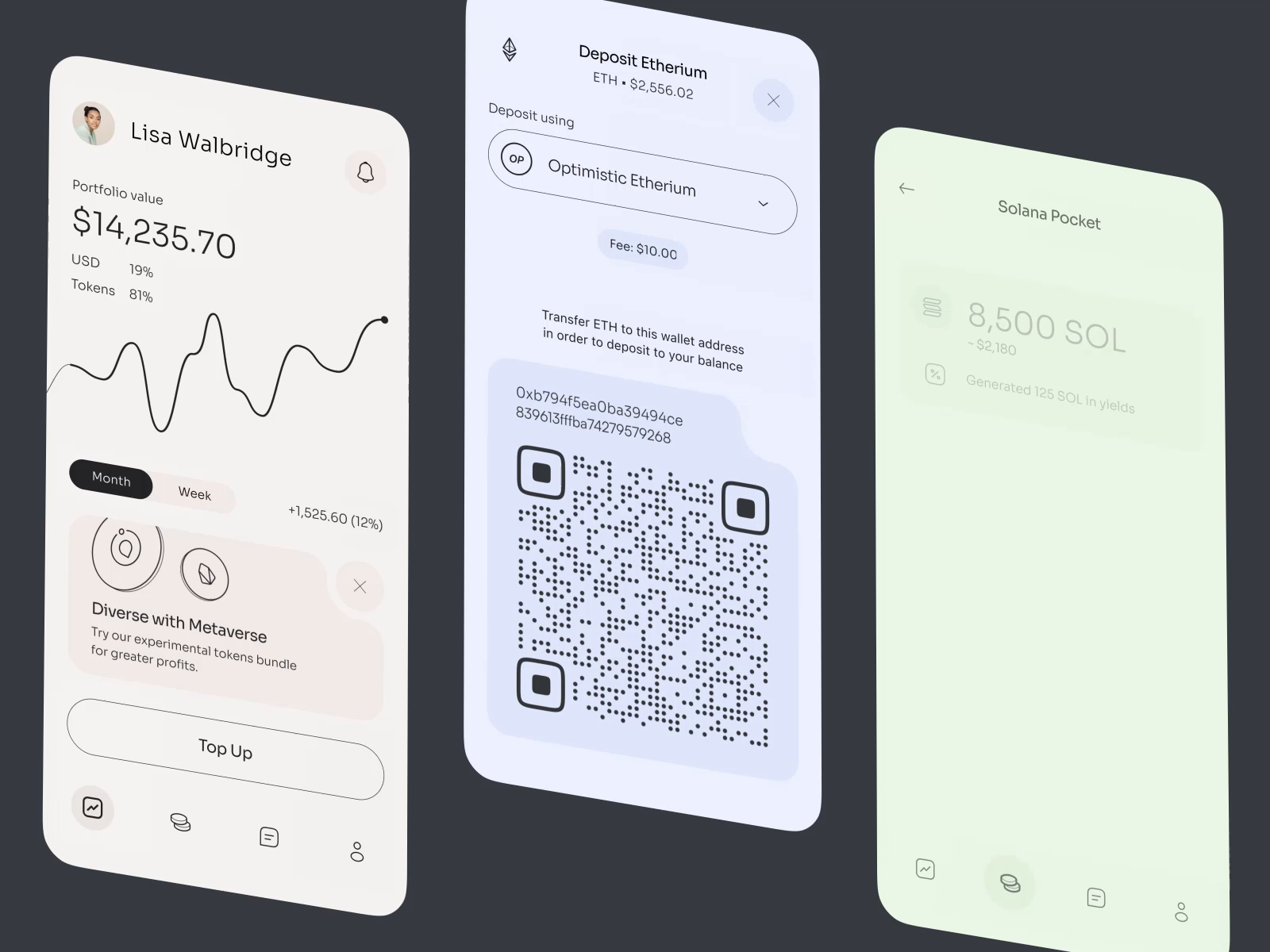 Crypto Investments App by Dmitry Lauretsky for Ronas IT | UI/UX Team on  Dribbble