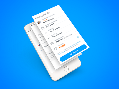 Booking Now app booking booking.com clean design iphone list map minimal now white