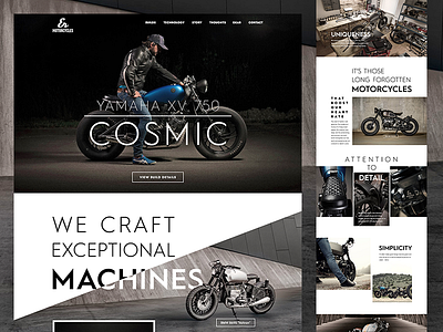 ER Motorcycles 2015 clean flat grid gt walsheim homepage hurme geometric sans landing page motorcycle ui web web design website