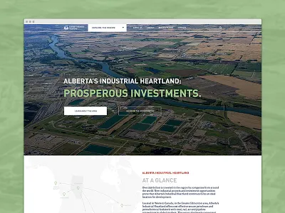 AIHA clean flat homepage ui ux web design website