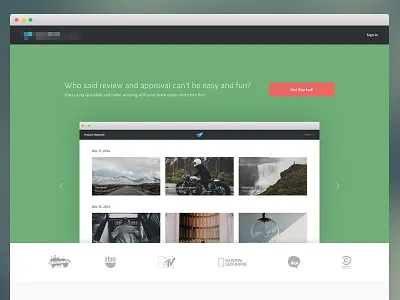Landing Page For Quicklink Product app landing page retina web website