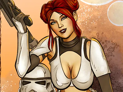 Star Wars Celebration Pinup droid pin up pin up pinup r2 d2 r2 d2 r2d2 star wars stormtrooper