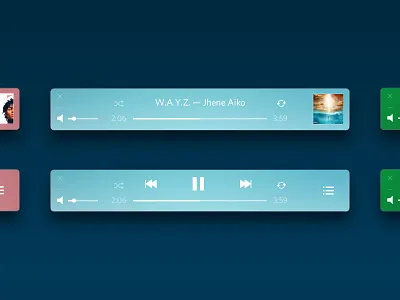 Rdio Mini Player albums ed sheeran icons jhene aiko mini player music rae sremmurd rdio sketch songs ui ux
