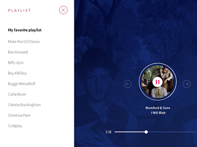 Grooveshark concept - update czech design grooveshark player prague ui user interface ux
