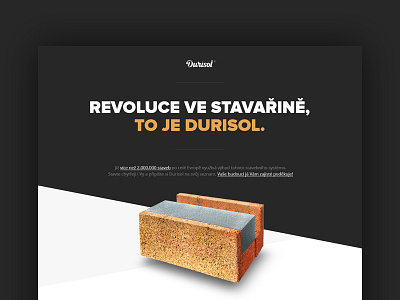 Durisol onepage designer flat homepage landing page onepage responsive website