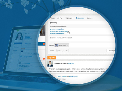 Keyword Dropdown enterprise filter menu search social network ui user ux web