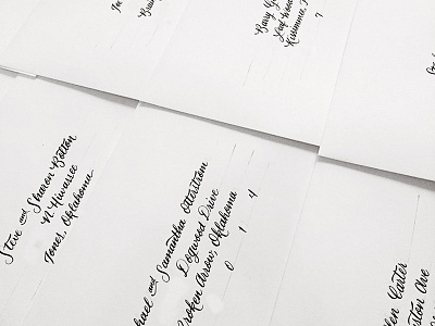 Spruiell Wedding calligraphy typography wedding