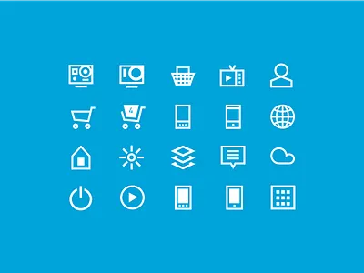 Icons branding gopro icon set icons ui design ux design