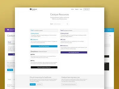 Developer Resources developer docs documentation light minimal resources search ui ux