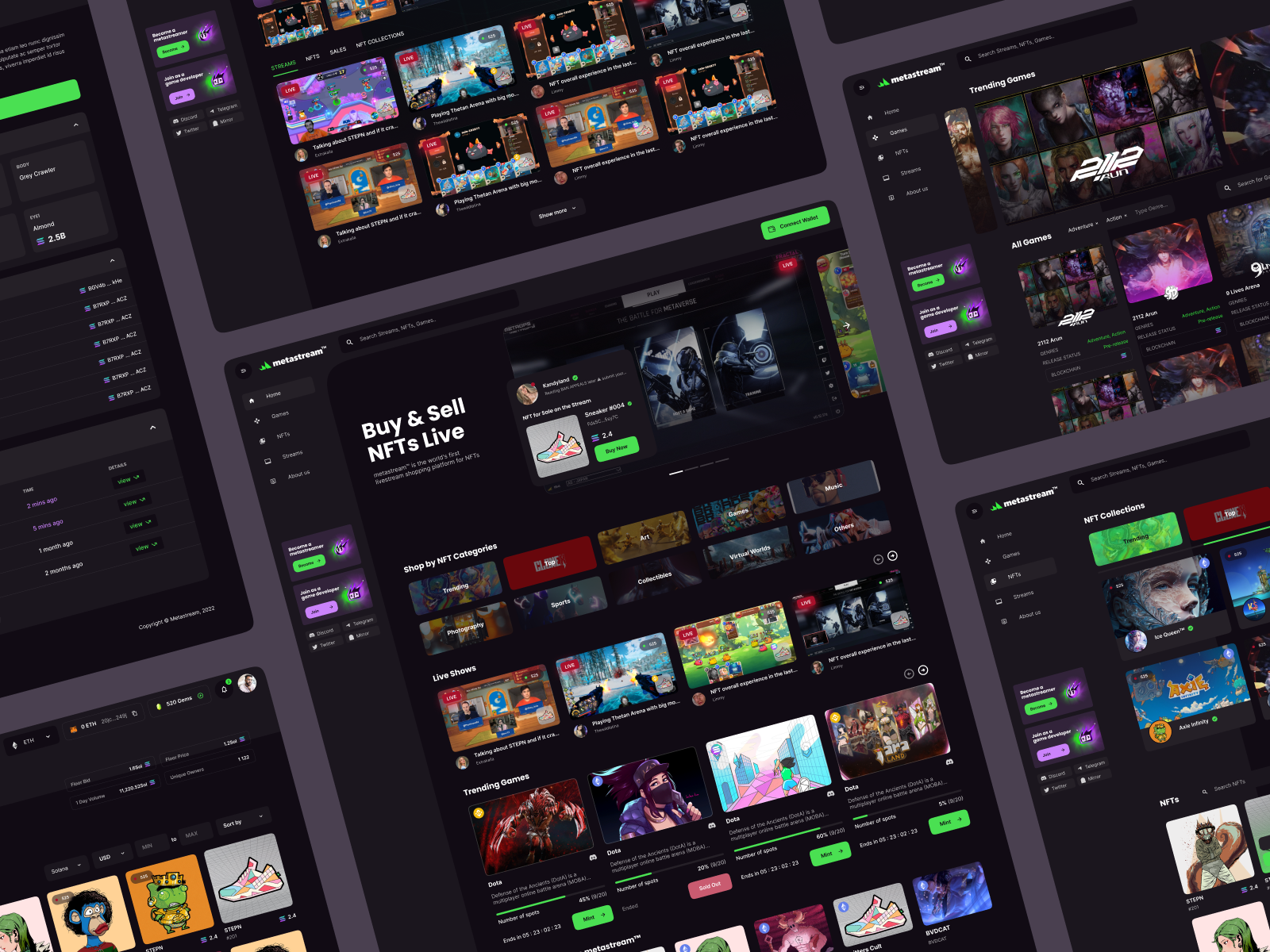 Metastream - NFT Streaming Platform by Giorgi for Ascended on Dribbble