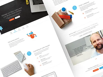 Quartzy : Order Requests approval box delivery equipment keyboard mouse order pen quote science submit tour