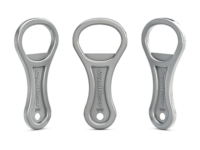 Bottle Opener Round 2 bottle opener c4d product render