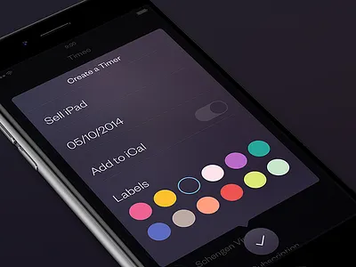 Timee [Create a Timer] app ios8 ipad iphone timee
